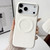 iPhone 17 Pro Max Skin Feel Sheepskin MagSafe Magnetic Phone Case - White