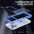 iPhone 17 Pro Max Skin Feel TPU + PC MagSafe Magnetic Phone Case - Transparent Blue