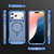 iPhone 17 Pro Max Skin Feel TPU + PC MagSafe Magnetic Phone Case - Transparent Blue