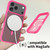 iPhone 17 Pro Max Skin Feel TPU Hybrid PC MagSafe Phone Case - Rose Red