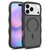 iPhone 17 Pro Max Skin Feel Wave Texture MagSafe Phone Case - Black