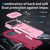 iPhone 17 Pro Max Sliding Camshield Holder Phone Case - Pink + Rose Red iPhone 17 Pro Max Sliding Camshield Holder Phone Case - Pink + Rose Red