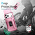 iPhone 17 Pro Max Sliding Camshield Holder Phone Case - Pink + Rose Red iPhone 17 Pro Max Sliding Camshield Holder Phone Case - Pink + Rose Red