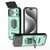 iPhone 17 Pro Max Sliding Camshield TPU + PC Shockproof Phone Case with Holder - Green
