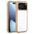 iPhone 17 Pro Max Solid Color Edge Transparency Acrylic TPU Phone Case - Brown