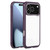 iPhone 17 Pro Max Solid Color Edge Transparency Acrylic TPU Phone Case - Dark Purple