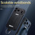 iPhone 17 Pro Max SULADA Tide Cool Series PC Hybrid Leather Texture Skin Feel Phone Case - Orange