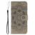 iPhone 17 Pro Max Sun Mandala Embossing Leather Phone Case - Grey
