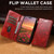 iPhone 17 Pro Max Suteni Baroque Calf Texture Buckle Wallet Leather Phone Case - Red