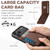 iPhone 17 Pro Max Suteni H17 Litchi Texture Leather MagSafe Detachable Wallet Phone Case - Brown