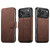 iPhone 17 Pro Max Suteni Q05 2-in-1 Multi-function MagSafe Wallet Litchi Leather Phone Case - Brown