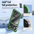 iPhone 17 Pro Max TPU + PC Lens Protection Phone Case - Green