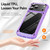 iPhone 17 Pro Max TPU + PC Lens Protection Phone Case - Purple