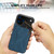 iPhone 17 Pro Max Ultra-thin Shockproof Phone Protective Case with Holder - Blue