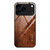 iPhone 17 Pro Max Wood Grain Glass Phone Case - Dark Brown iPhone 17 Pro Max Wood Grain Glass Phone Case - Dark Brown