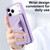 iPhone 17 Pro Max Wristband Vertical Flip Wallet Back Cover Phone Case with Long Lanyard - Purple