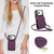 iPhone 17 Pro Max YM015 Crossbody Rhombic Card Bag RFID Phone Case - Dark Purple