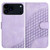 iPhone 17 Pro Max YX0060 Elephant Head Embossed Phone Leather Case with Lanyard - Light Purple iPhone 17 Pro Max YX0060 Elephant Head Embossed Phone Leather Case with Lanyard - Light Purple