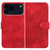 iPhone 17 Pro Max YX0060 Elephant Head Embossed Phone Leather Case with Lanyard - Red