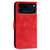 iPhone 17 Pro Max YX0080 Grid Butterfly Embossed Pattern Flip Leather Phone Case with Lanyard - Red iPhone 17 Pro Max YX0080 Grid Butterfly Embossed Pattern Flip Leather Phone Case with Lanyard - Red