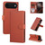 iPhone Air 3-Card Slots Multifunctional Leather Phone Case - Brown