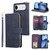 iPhone Air 9 Card Slots Zipper Wallet Bag Leather Phone Case - Blue iPhone Air 9 Card Slots Zipper Wallet Bag Leather Phone Case - Blue