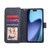 iPhone Air 9 Card Slots Zipper Wallet Bag Leather Phone Case - Blue iPhone Air 9 Card Slots Zipper Wallet Bag Leather Phone Case - Blue