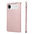 iPhone Air 9 Card Slots Zipper Wallet Bag Leather Phone Case - Rose Gold
