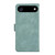iPhone Air ABEEL Frosted Magnetic RFID Leather Phone Case - Cyan