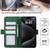 iPhone Air ABEEL Frosted Magnetic RFID Leather Phone Case - Green