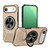 iPhone Air Alloy Rotating Holder MagSafe Shockproof Phone Case - Gold