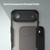 iPhone Air Armor Glaze PC Hybrid TPU Phone Case - Black