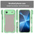 iPhone Air Armor Glaze PC Hybrid TPU Phone Case - Green