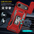 iPhone Air Armor PC + TPU Camera Shield Phone Case - Red