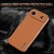 iPhone Air AZNS Electroplated Edge Carbon Fiber Texture Phone Case - Black