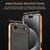 iPhone Air AZNS Electroplated Edge Carbon Fiber Texture Phone Case - Black