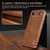 iPhone Air AZNS Electroplated Frame Crocodile Texture Full Coverage Phone Case - White