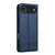 iPhone Air AZNS Magnetic Calf Texture Flip Leather Phone Case - Dark Blue