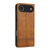 iPhone Air AZNS Magnetic Calf Texture Flip Leather Phone Case - Light Brown
