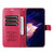iPhone Air AZNS Sheepskin Texture Flip Leather Phone Case - Red