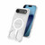 iPhone Air BIBERCAS Transparent Color Series MagSafe Air Bag Shockproof Phone Case - White
