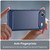 iPhone Air Brushed Texture Carbon Fiber TPU Phone Case - Blue