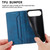 iPhone Air Business Solid Color Magnetic RFID Leather Phone Case - Blue iPhone Air Business Solid Color Magnetic RFID Leather Phone Case - Blue