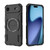 iPhone Air Butterfly Armor MagSafe Magnetic Ring Shockproof Phone Case - Black