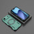iPhone Air Butterfly Armor MagSafe Magnetic Ring Shockproof Phone Case - Light Green