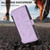 iPhone Air Butterfly Love Flower Multi-card Zipper Wallet Leather Phone Case - Light Purple