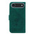 iPhone Air Butterfly Rose Embossed Leather Phone Case - Green iPhone Air Butterfly Rose Embossed Leather Phone Case - Green