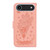 iPhone Air Butterfly Rose Embossed Leather Phone Case - Pink