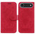iPhone Air Butterfly Rose Embossed Leather Phone Case - Red
