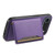 iPhone Air Calf Texture Card Bag Design Full Coverage Phone Case - Purple
